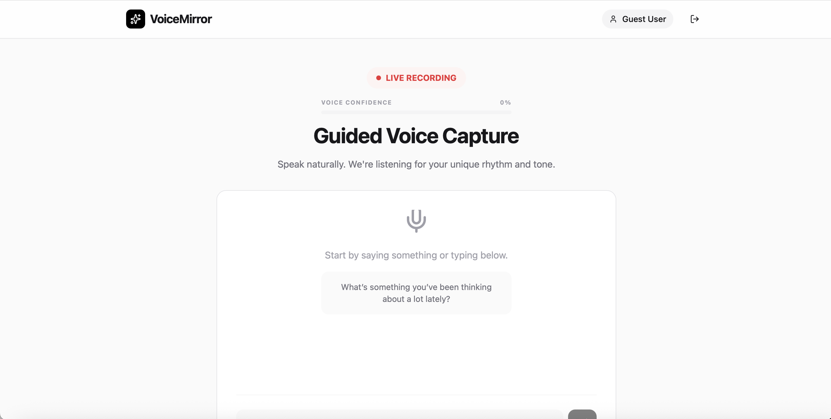 VoiceMirror — AI Voice Profile Generator